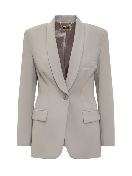 Crepe Blazer with Shawl Lapels image